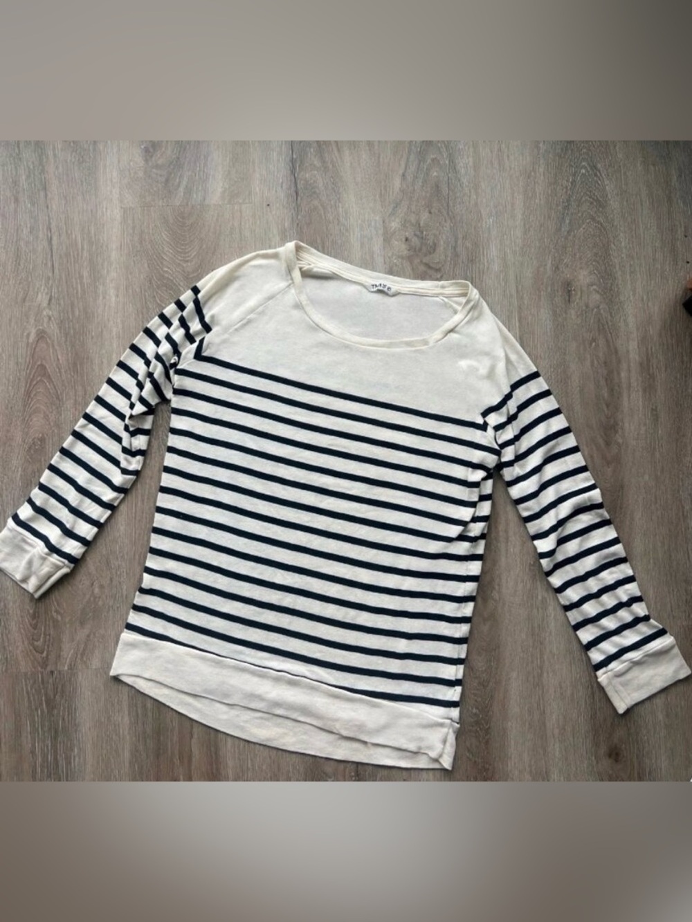 TNA Aritzia Striped Long Sleeve Top